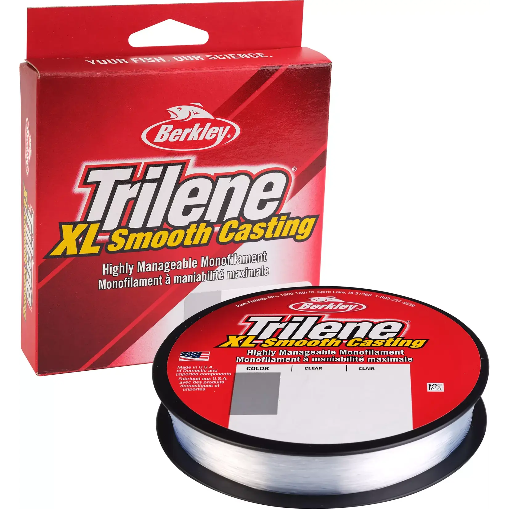 Berkley Trilene XL Smooth Casting Monofilament Line - Clear (10 lb / 300 Yd)
