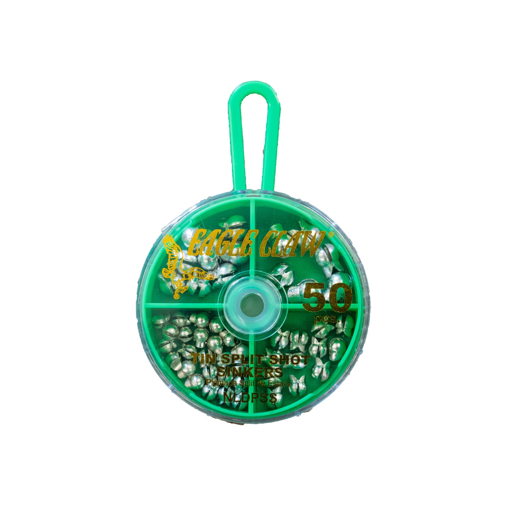 Eagle Claw Non-Lead Tin Removable Split Shot Sinkers