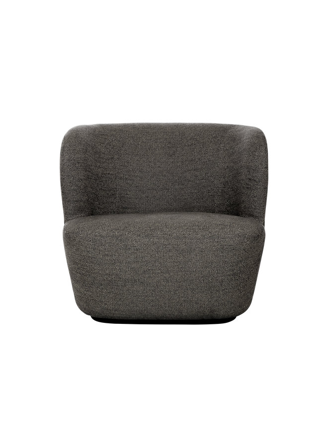 Stay Lounge Chair - Fully Upholstered, Large, Black base