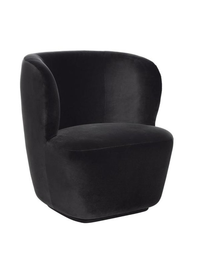 Stay Lounge Chair - Fully Upholstered, Small, Returning Swivel