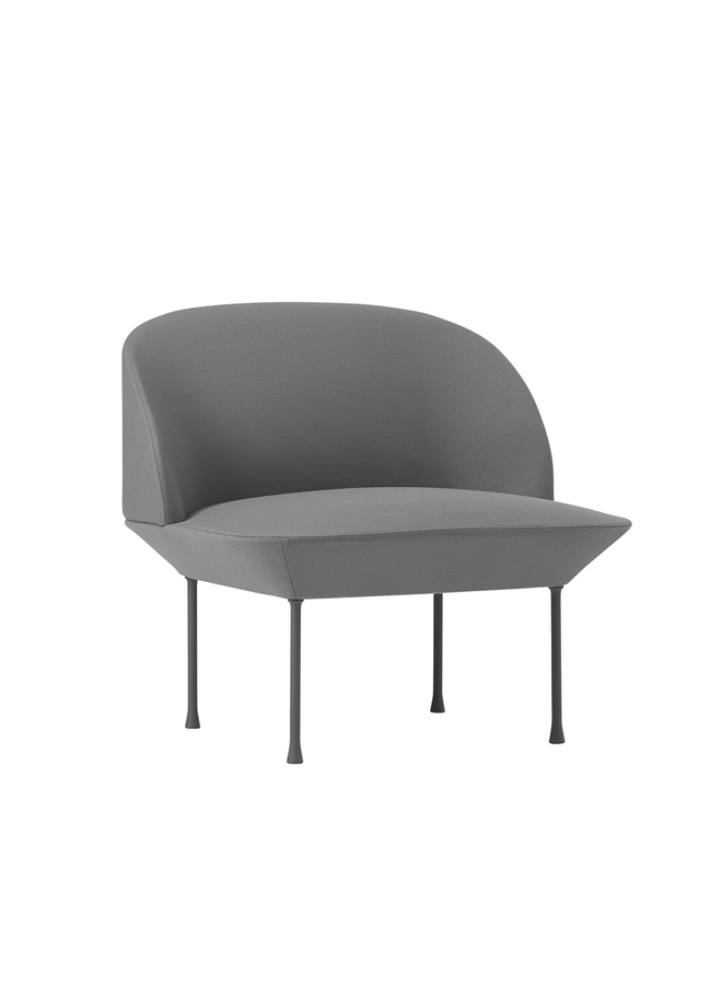 Oslo Sofa / 1-Seater, Black Legs