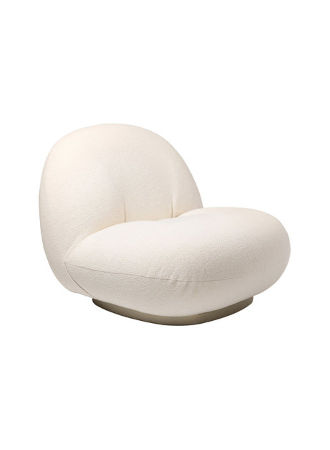 Pacha Lounge Chair - Fully Upholstered, Pearl Gold