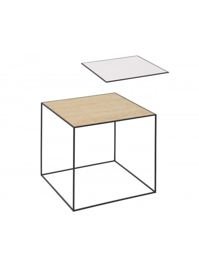 Twin 14 table, Black frame