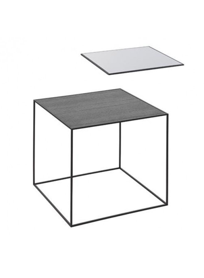 Twin 14 table, Black frame