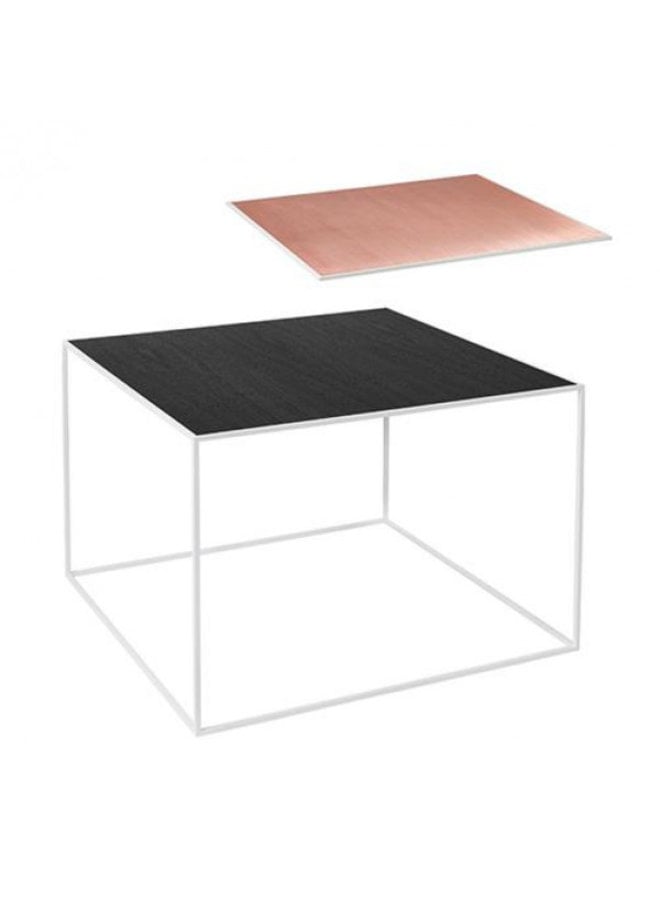 Twin 49 table, White frame