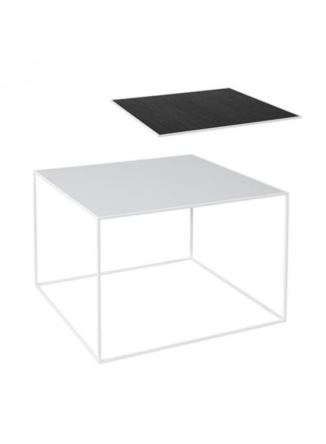 Twin 49 table, White frame