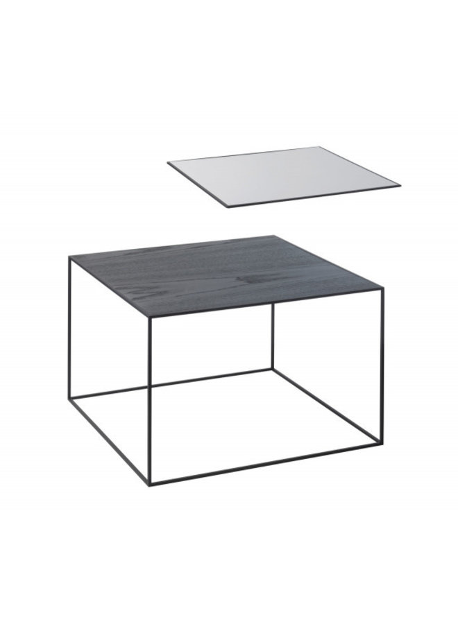 Twin 49 table, Black frame