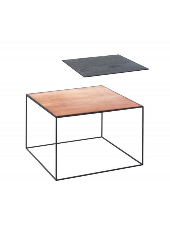 Twin 49 table, Black frame