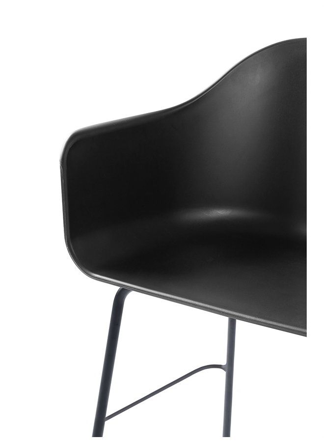 Harbour Chair, Bar, Steel-Black