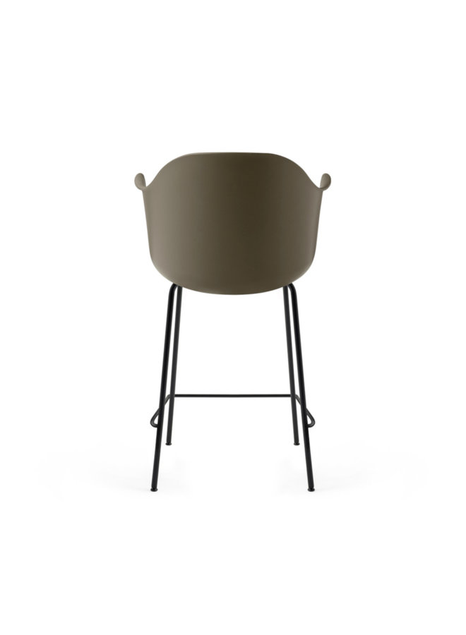 Harbour Chair, Counter, Steel-Black