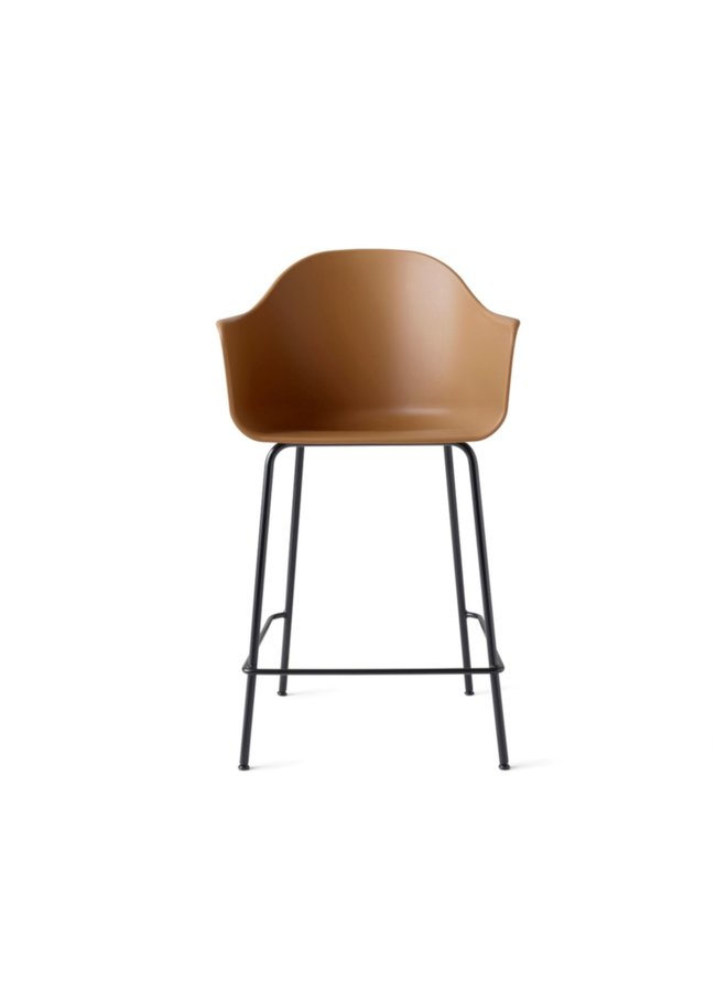 Harbour Chair, Counter, Steel-Black