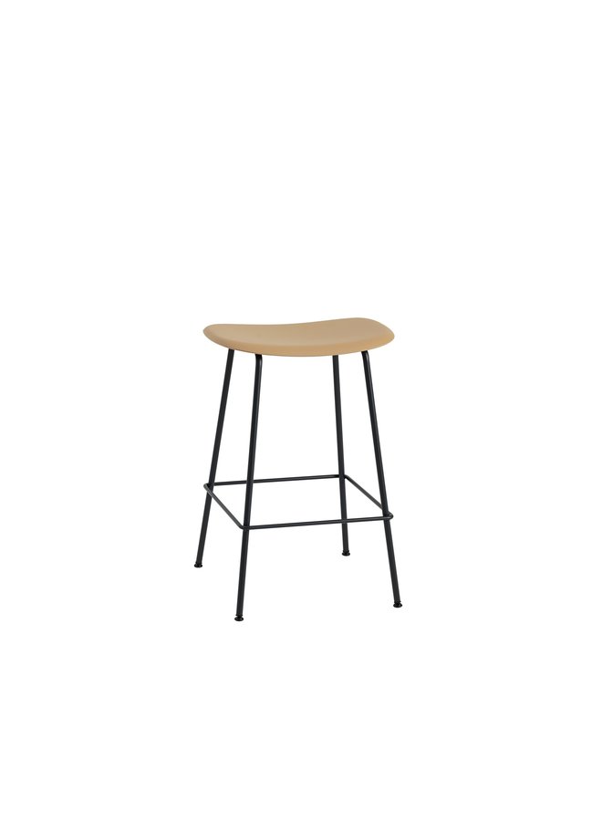 FIBER COUNTER STOOL / TUBE BASE H: 65 CM  / 25.6"