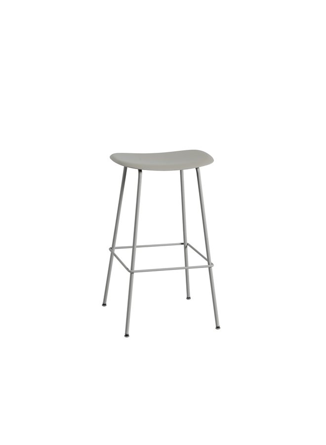 FIBER BAR STOOL / TUBE BASE H: 75 CM / 29.5"