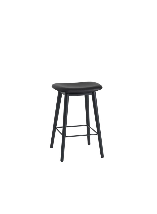 FIBER COUNTER STOOL / WOOD BASE H: 65 CM / 25.6"