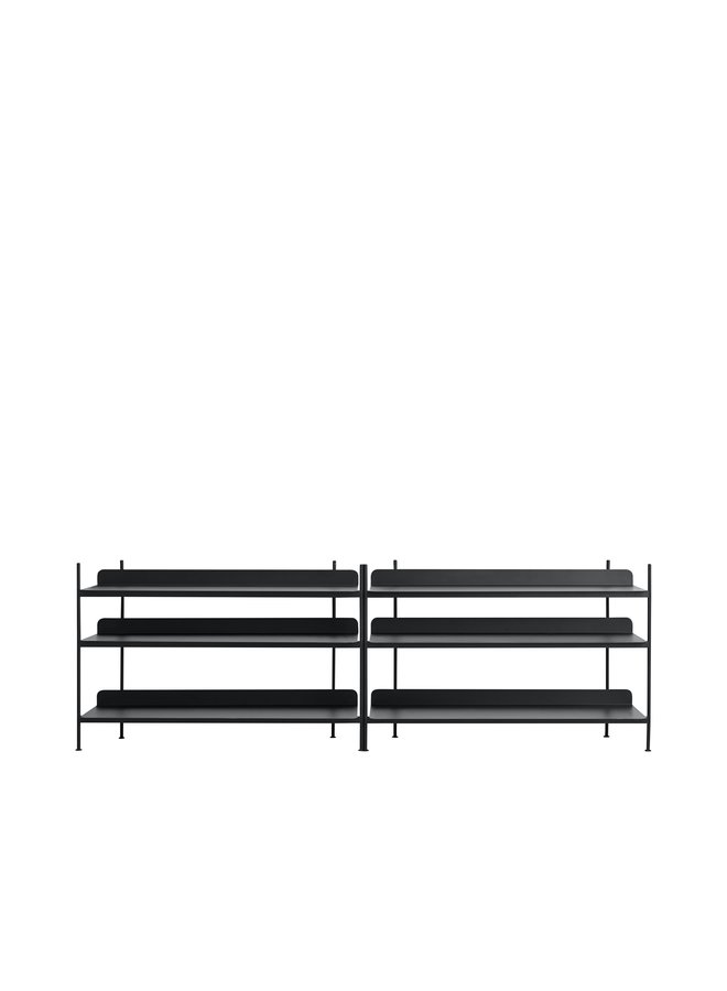 COMPILE SHELVING SYSTEM BLACK