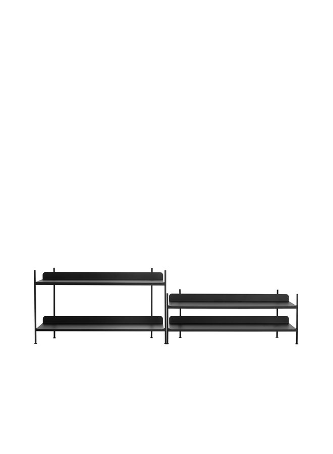 COMPILE SHELVING SYSTEM BLACK