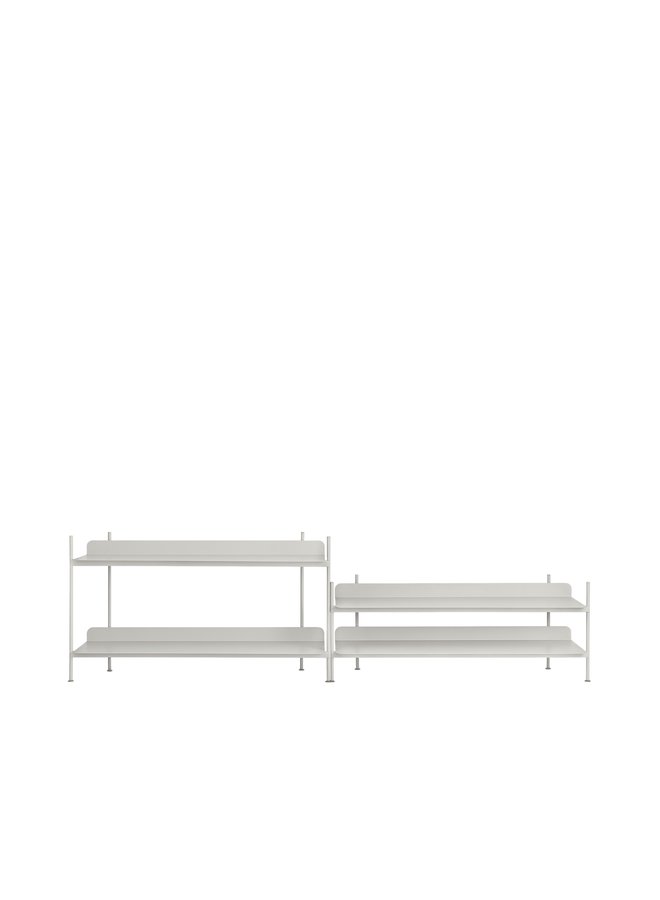 COMPILE SHELVING SYSTEM GREY