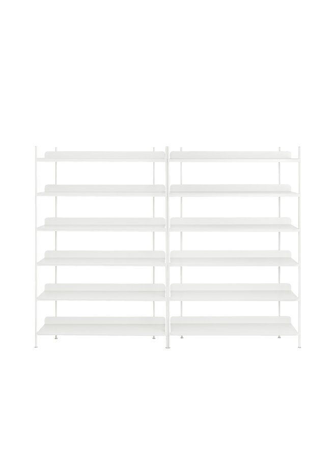 Compile Shelving System - White
