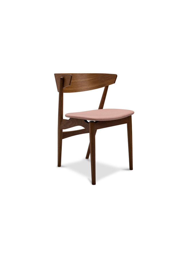 Sibast No 7 Oak - Wooden backrest/upholstered seat