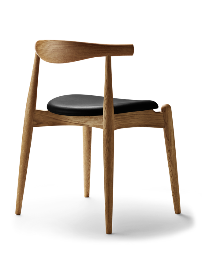 CH20 ELBOW CHAIR Leather Oak