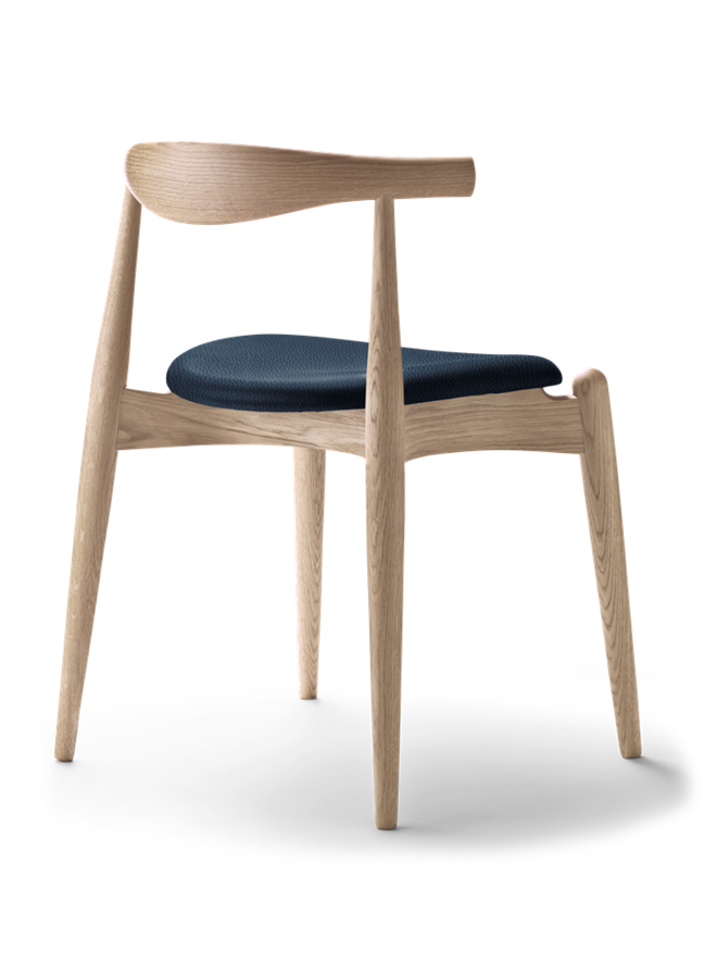 CH20 ELBOW CHAIR Leather Oak