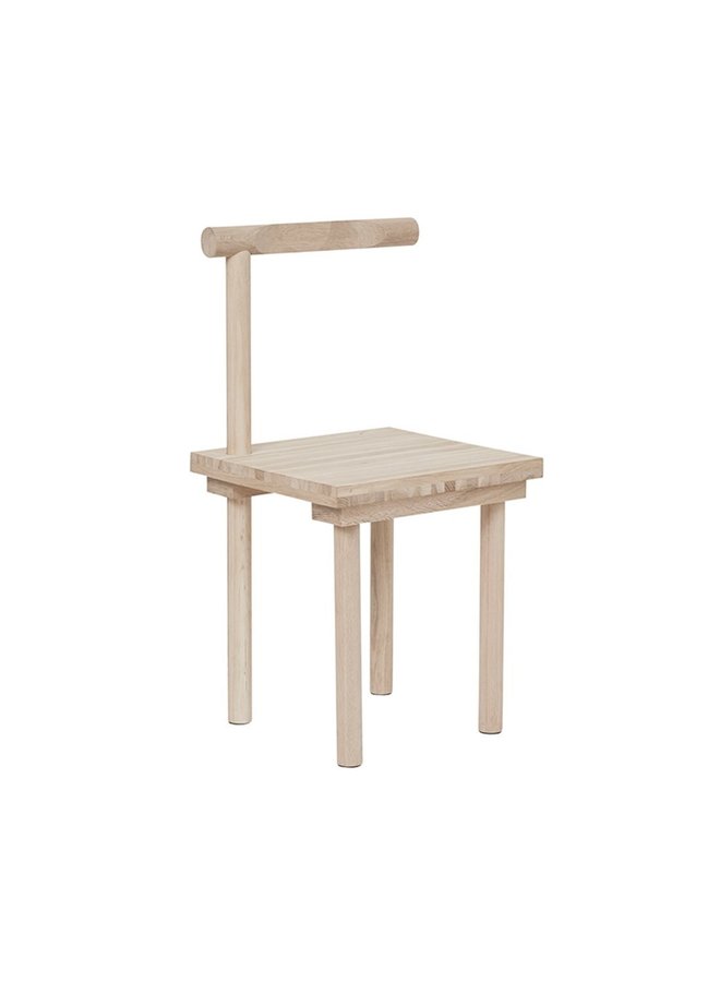 Sculptural Chair - Solid Oak