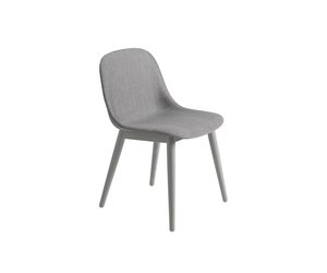 Fiber Side Chair Wood Base Upholstered Norden Living