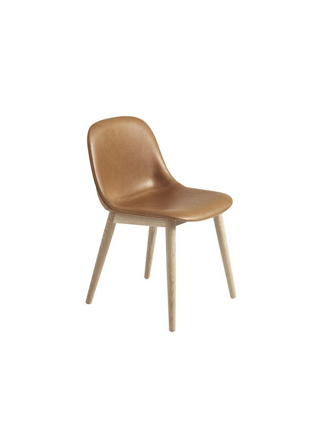 Fiber Side Chair / Wood Base Upholstered