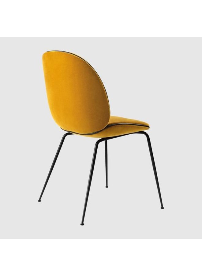 Beetle Dining Chair Fully Upholstered, Beetle Dining Chair Conic Base