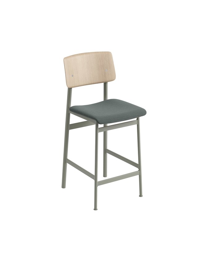 LOFT COUNTER STOOL / H: 65 CM / 25.6" UPHOLSTERED