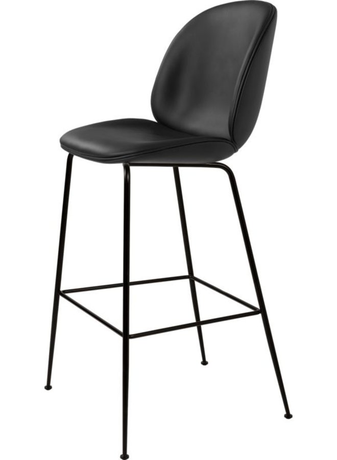 Beetle Bar Chair - Un-Upholstered, 75, Conic base, Black Matt Base