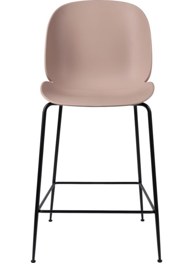 Beetle Counter Chair - Un-Upholstered, 65, Conic base, Black Matt Base