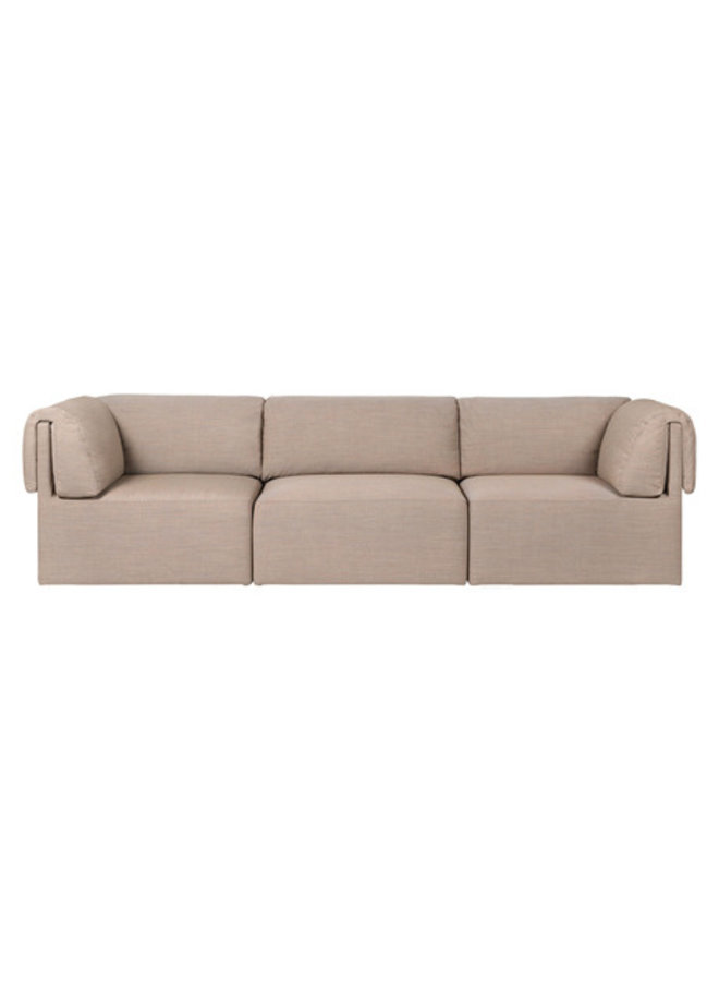 Wonder Sofa - Fully Upholstered, 3-seater with armrest