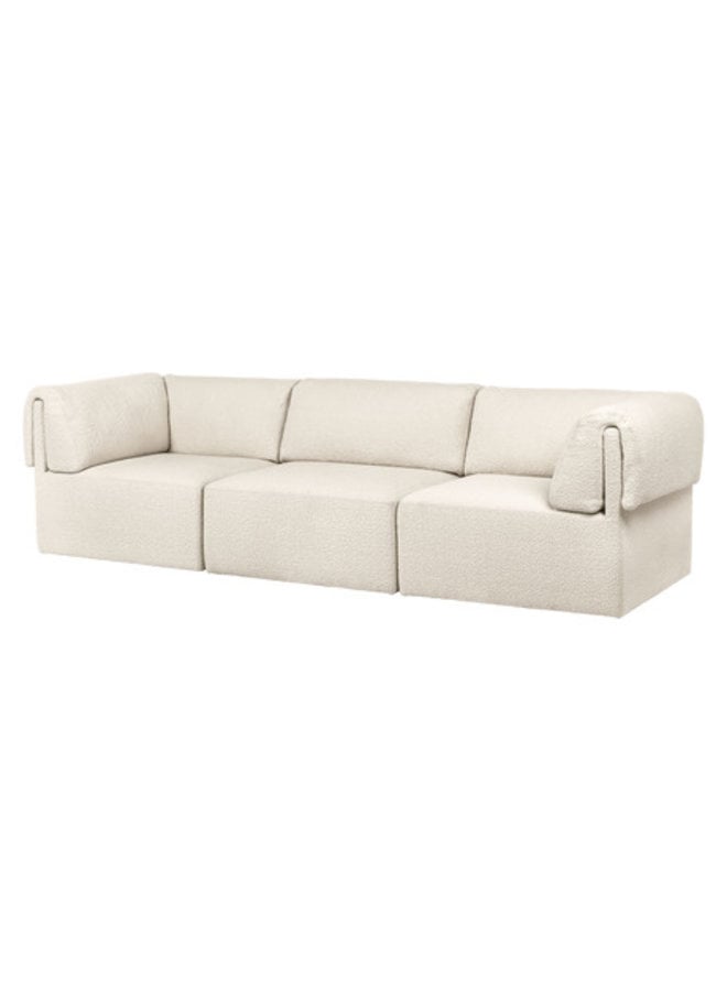 Wonder Sofa - Fully Upholstered, 3-seater with armrest