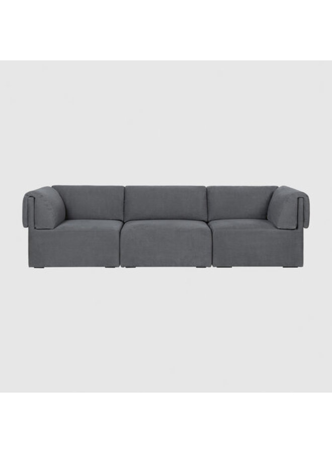 Wonder Sofa - Fully Upholstered, 3-seater with armrest