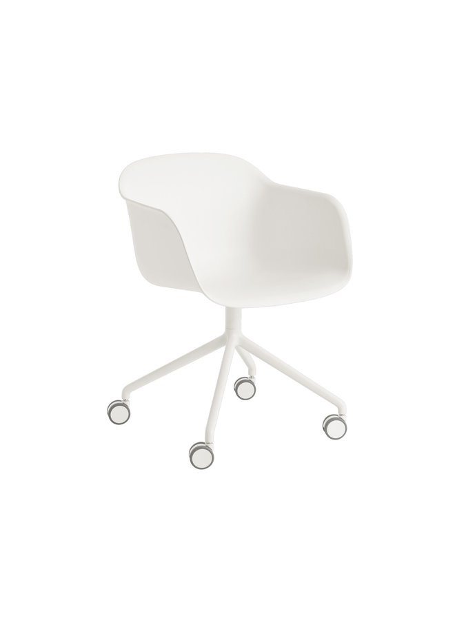 FIBER ARMCHAIR / SWIVEL BASE W. CASTORS