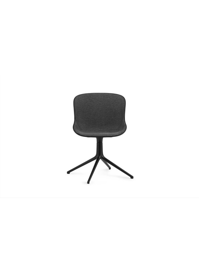 Hyg Chair Swivel 4L Front Upholstery Black Alu