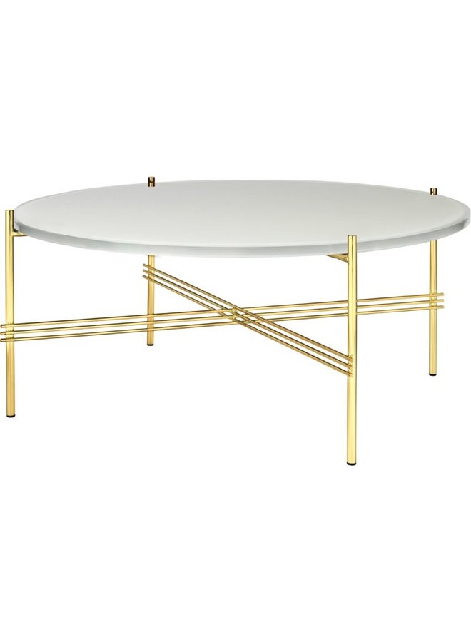 TS Coffee Table - Round, 80cm diameter, Brass Base