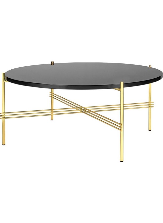 TS Coffee Table - Round, 80cm diameter, Brass Base