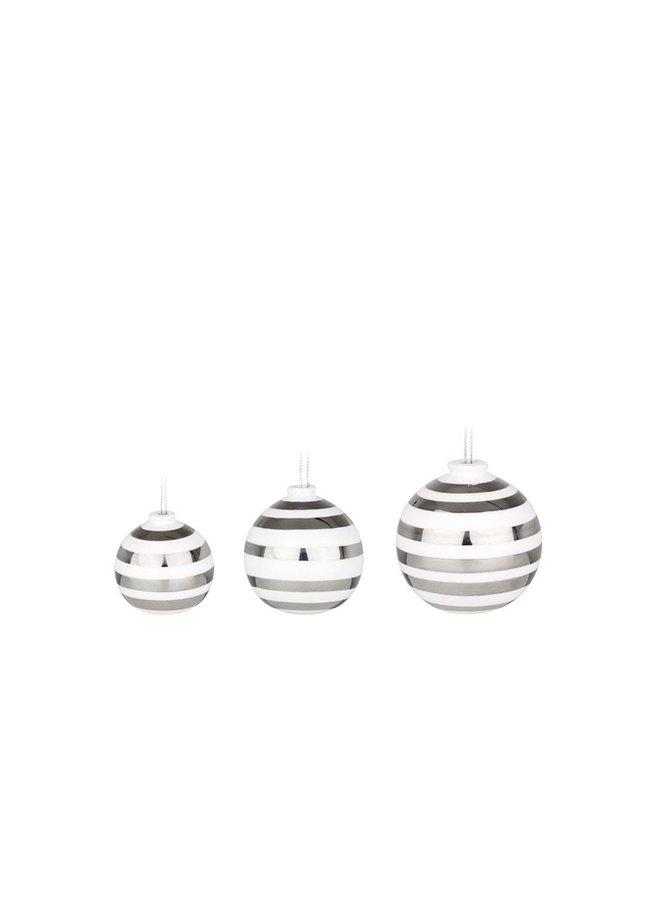 Omaggio Christmas Baubles 3 pcs.