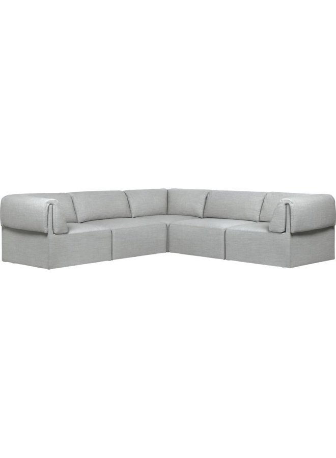 Wonder Corner Sofa - Fully Upholstered, 2 x 3-seater, 280x280