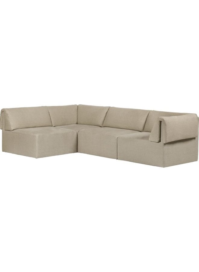Wonder Corner Sofa - Fully Upholstered, 2 x 3-seater, 280x280