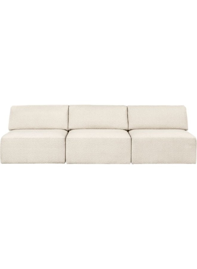 Wonder Sofa - Fully Upholstered, 3-seater without armrests, 270x95