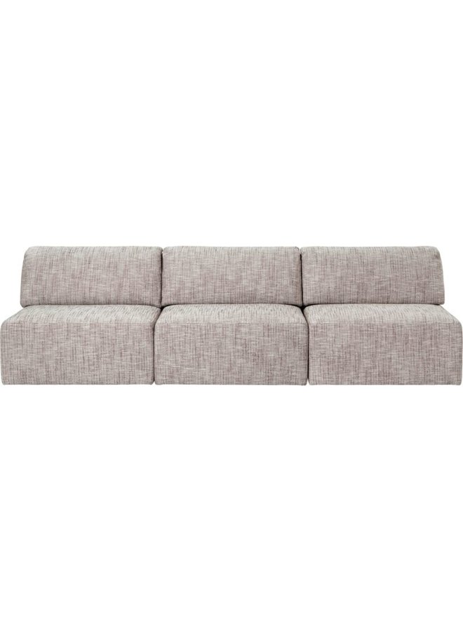 Wonder Sofa - Fully Upholstered, 3-seater without armrests, 270x95