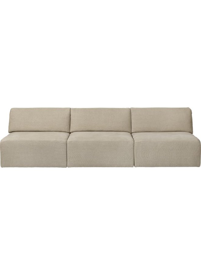 Wonder Sofa - Fully Upholstered, 3-seater without armrests, 270x95