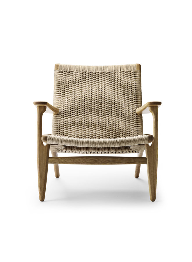 CH25 Lounge Chair Natural Cord