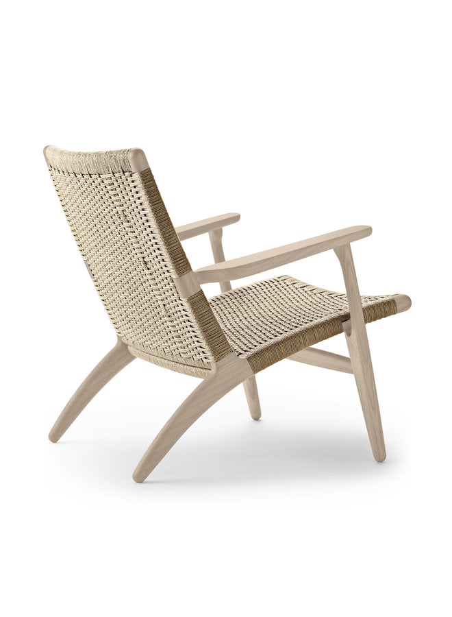 CH25 Lounge Chair Natural Cord