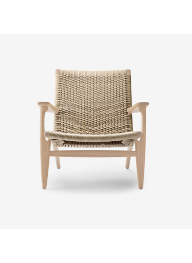 CH25 Lounge Chair Natural Cord