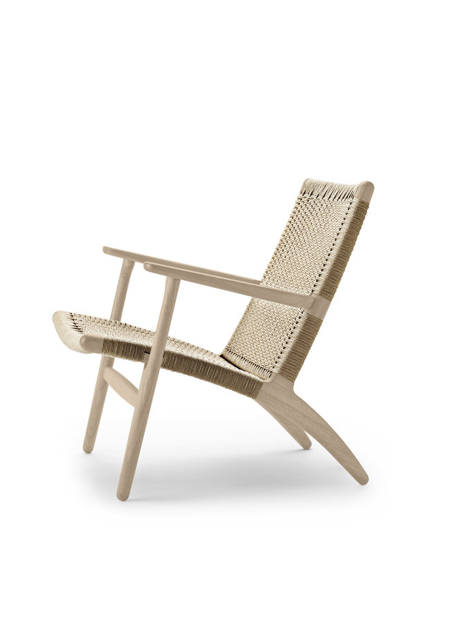 CH25 Lounge Chair Natural Cord