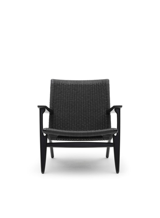 CH25 Lounge Chair Black Cord